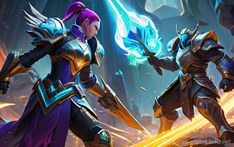 LOL 대전 전략 분석 - **Mid-Lane Power Play at Dragon:** An agile female mid-lane champion, similar to Ahri, clad in an el...